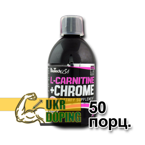 Biotech L-Carnitine + Chrome 500 мл Апельсин
